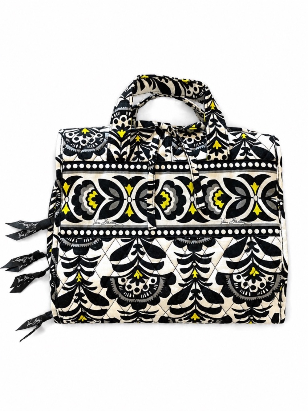 Vera Bradley Fanfare Retired Retro Boho Hanging Travel Quilted Organizer